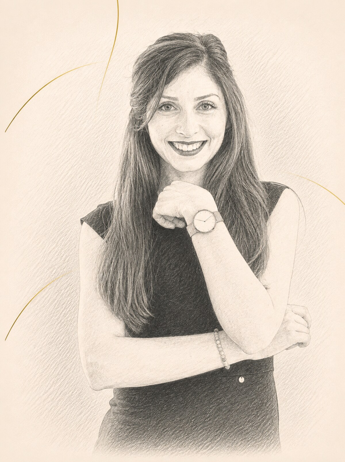 Portret sketch, Cristina Pătrașcu